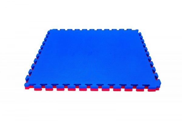 SPORTMAT BASIC 4 CM VOOR JUDO ROOD/BLAUW - Afbeelding 2
