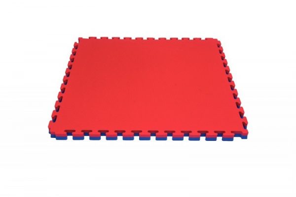 SPORTMAT BASIC 4 CM VOOR JUDO ROOD/BLAUW - Afbeelding 3