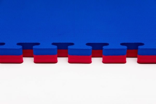 SPORTMAT BASIC 4 CM VOOR JUDO ROOD/BLAUW - Afbeelding 4