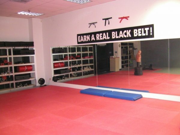SPORTMAT BASIC 4 CM VOOR JUDO ROOD/BLAUW - Afbeelding 6
