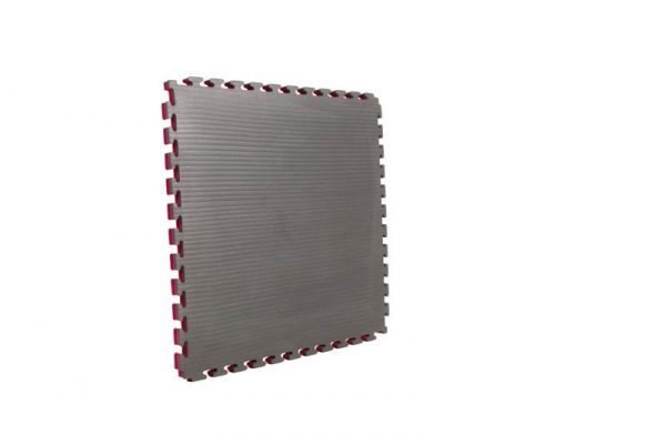 SPORTMAT GLADIATOR 4 CM VOOR JUDO ROOD/ZWART/GRIJS - Afbeelding 2