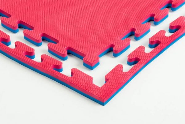 SPORTMAT BASIC 2 CM ROOD/BLAUW