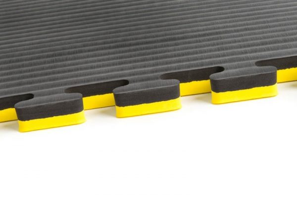 SPORTMAT GLADIATOR 2 CM GEEL/ZWART - Afbeelding 4