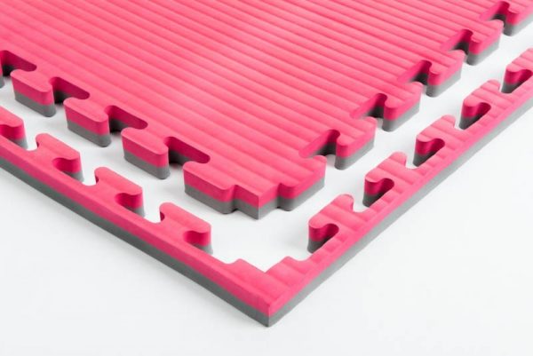 SPORTMAT Gladiator 4 CM VOOR JUDO ROOD/BLAUW