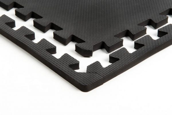 SPORTMAT EVA 62X62X1,2 CM ZWART
